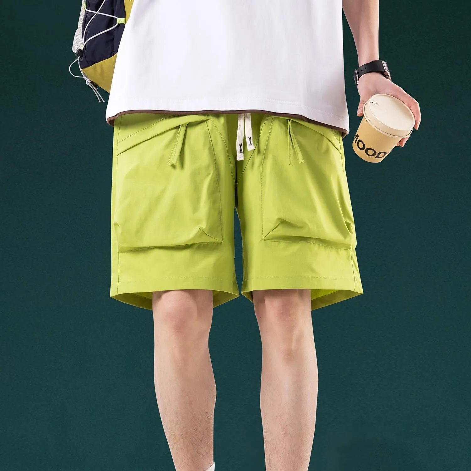 Mens Hiking Cargo Shorts Lightweight Workout Shorts for Men Travel Golf Camping Casual