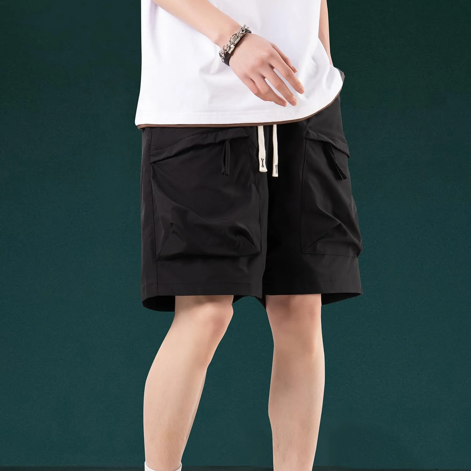 Mens Hiking Cargo Shorts Lightweight Workout Shorts for Men Travel Golf Camping Casual