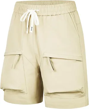 Mens Hiking Cargo Shorts Lightweight Workout Shorts for Men Travel Golf Camping Casual