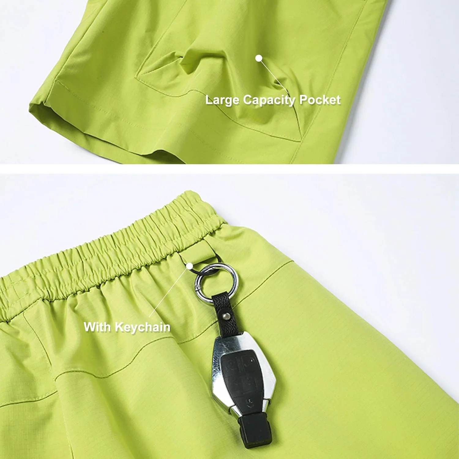 Mens Hiking Cargo Shorts Lightweight Workout Shorts for Men Travel Golf Camping Casual