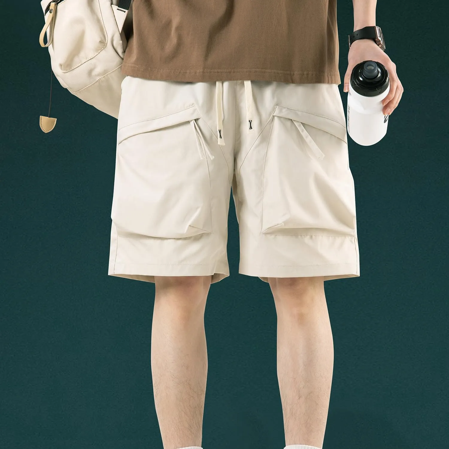 Mens Hiking Cargo Shorts Lightweight Workout Shorts for Men Travel Golf Camping Casual