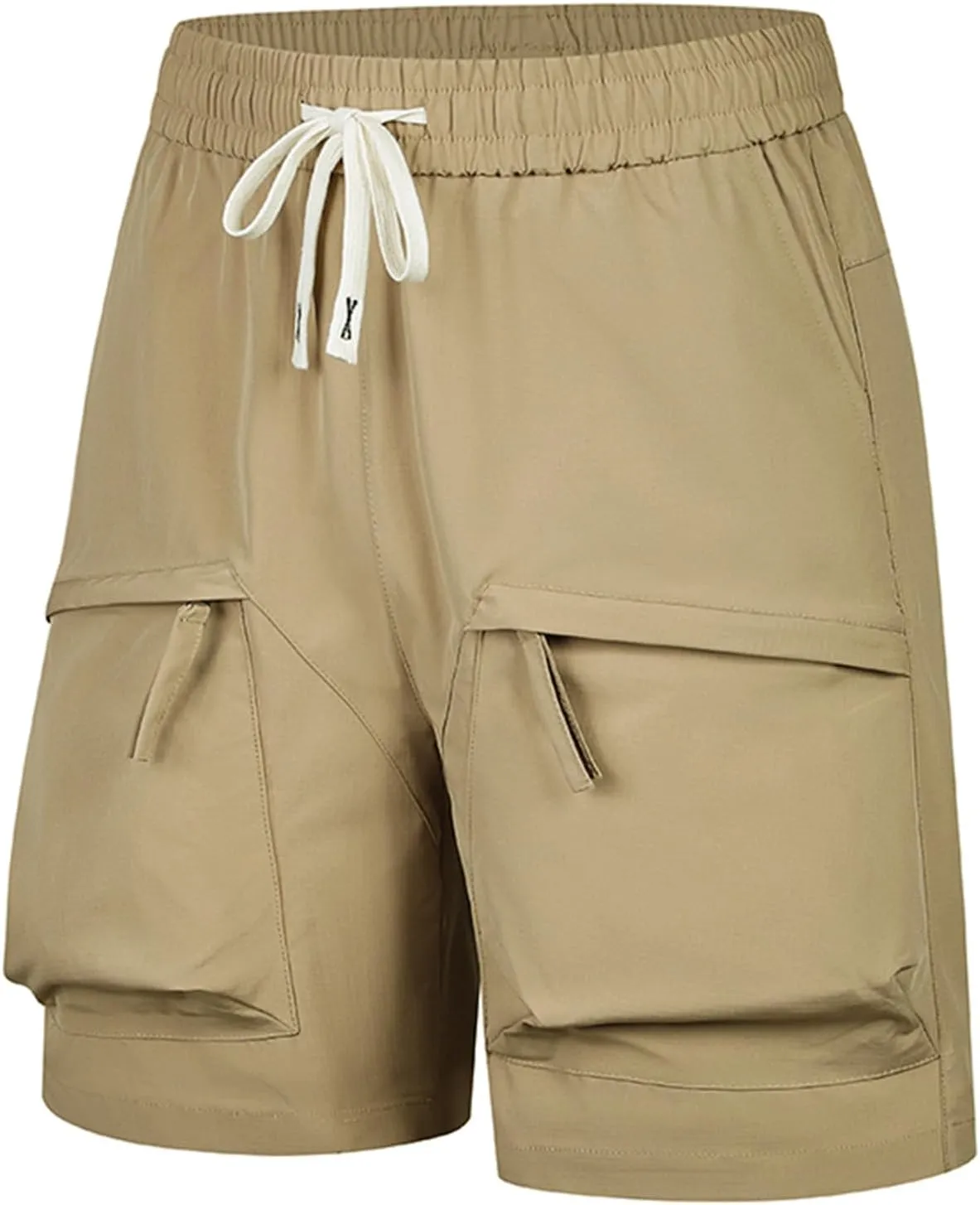 Mens Hiking Cargo Shorts Lightweight Workout Shorts for Men Travel Golf Camping Casual