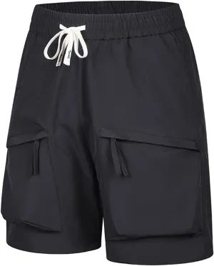 Mens Hiking Cargo Shorts Lightweight Workout Shorts for Men Travel Golf Camping Casual