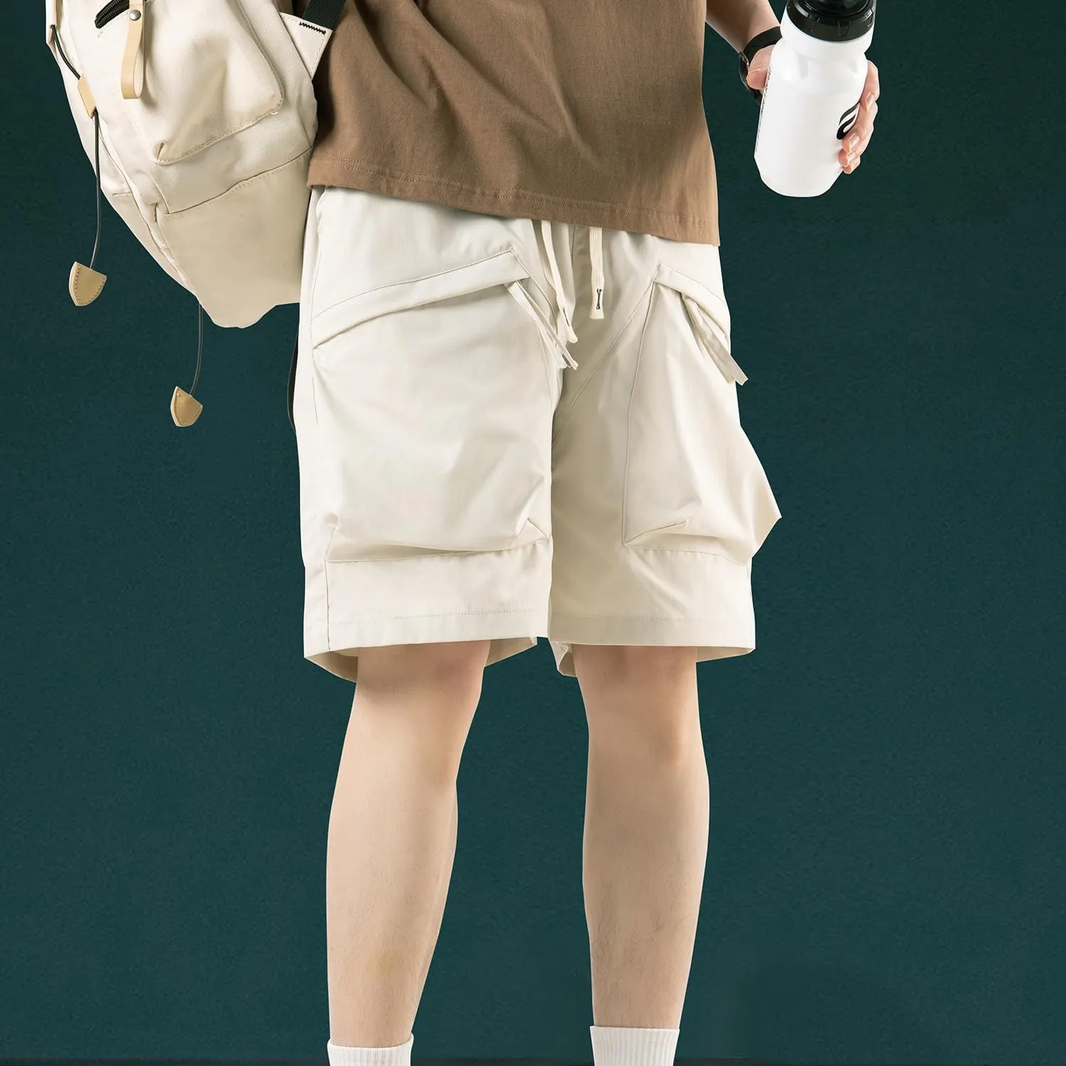 Mens Hiking Cargo Shorts Lightweight Workout Shorts for Men Travel Golf Camping Casual