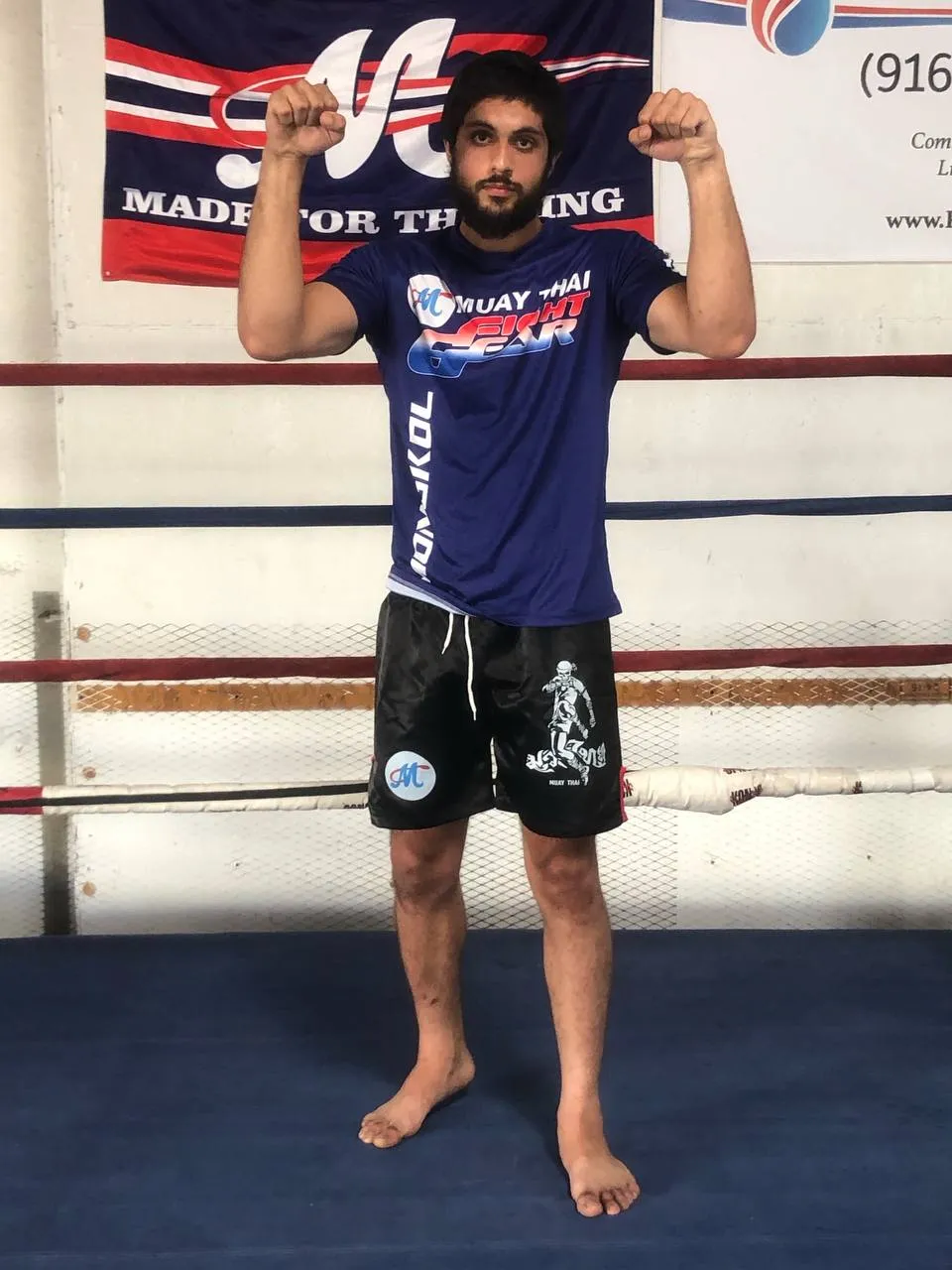 Mongkol Long shorts Black Boxing shorts