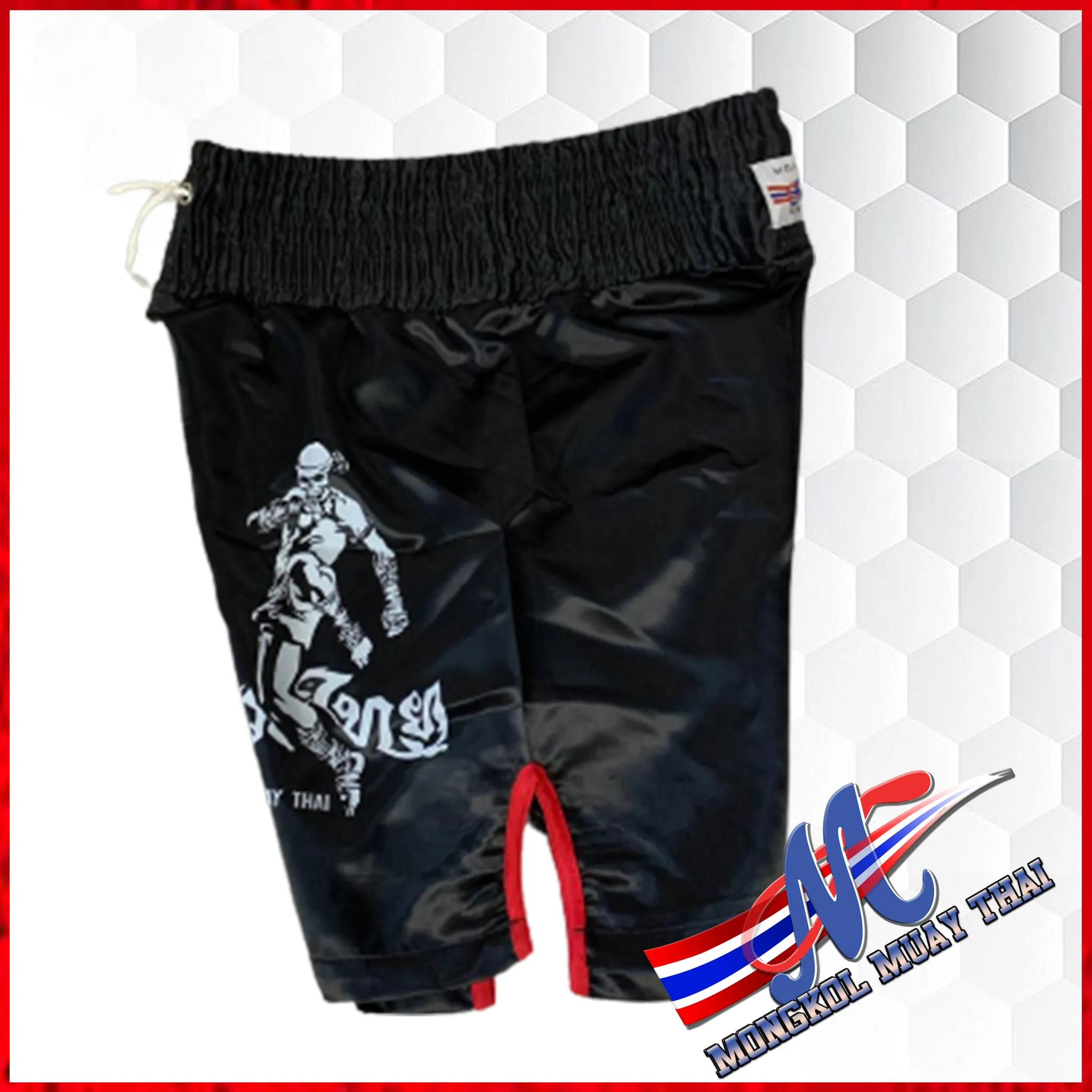 Mongkol Long shorts Black Boxing shorts