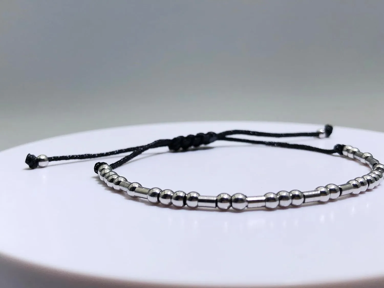 Morse Code Bracelets for Men Women,Friendships Inspirational gifts for Best Friends Funny Bracelet Gift for Women Female BFF Mom Wife (Anxiety Lies)