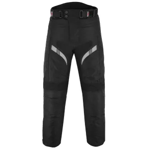 Motorcycle Men's Armoured Waterproof Trouser Black