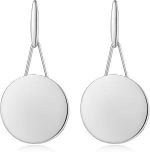 MUYAN Fashion Large Disc Geometric Dangle Earrings for Women Statement Dangle Earrings Geometric Drop Earrings