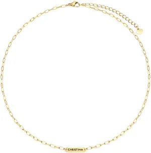 Name Necklaces for Women Minimalist Engraved Charm Necklace with Stainless Steel Paperclip Chain Necklace