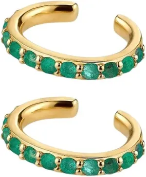 New 2026 Arrive Unisex Gold Color Classic Big Hoop Earrings For Women Zircon Ear Cuffs Fashion Jewelry Trendy Accessories Creative Gift For Women And Men