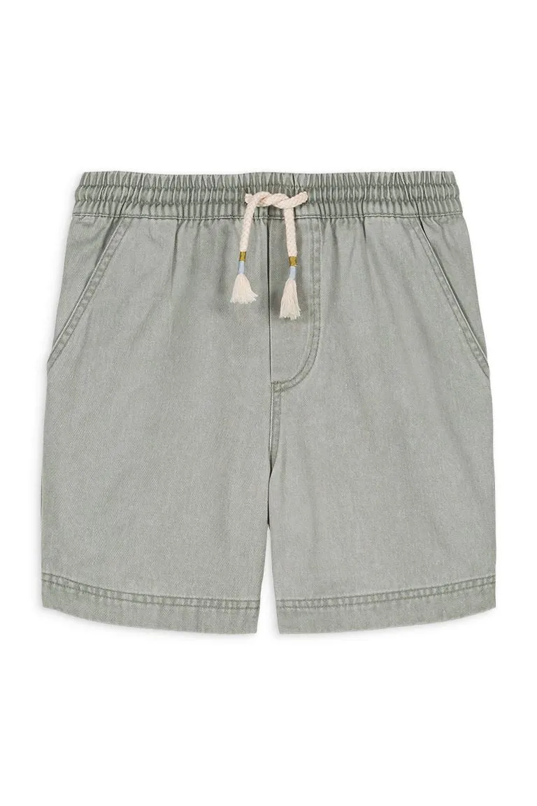 Obiki Shorts in Khaki Sencha