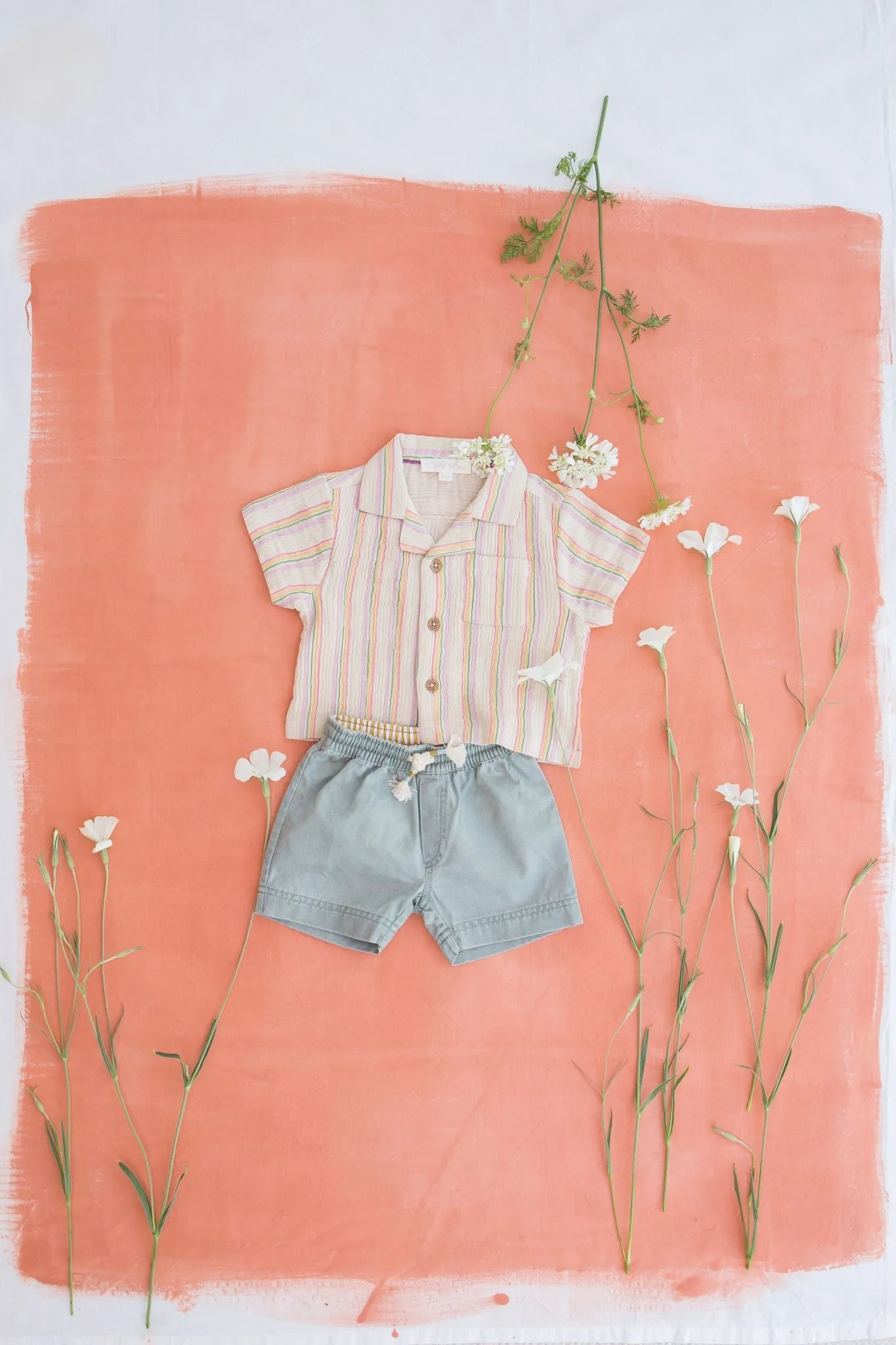 Obiki Shorts in Khaki Sencha
