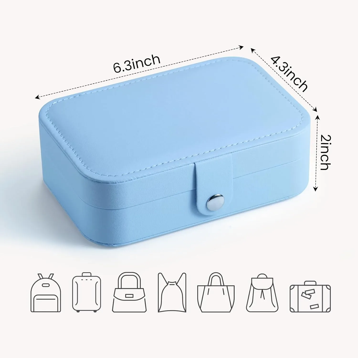Personalized Jewelry Box for Women, Custom Travel Case With Name and Birth Flower, Organizer for Bridesmaid Proposal Gifts