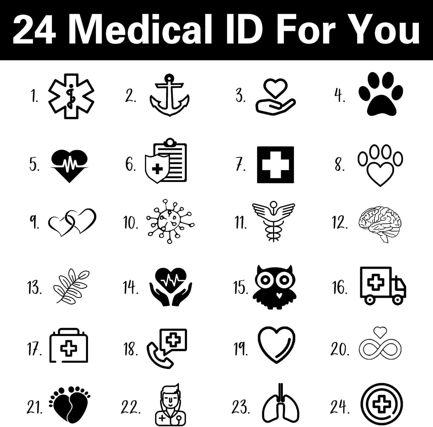 Personalized Medical Alert Bracelet for Men Custom Engraved Medic Info Id Bracelet for Women Customized Emergency Medical Bracelets Adjustable Diabetic Wristband Picture Logo Text
