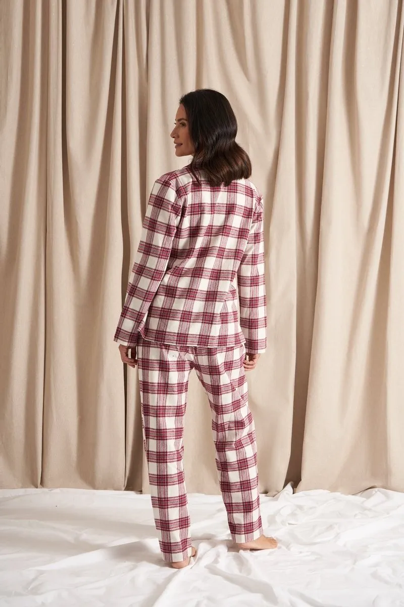 Plaid Pyjama Set in Stone