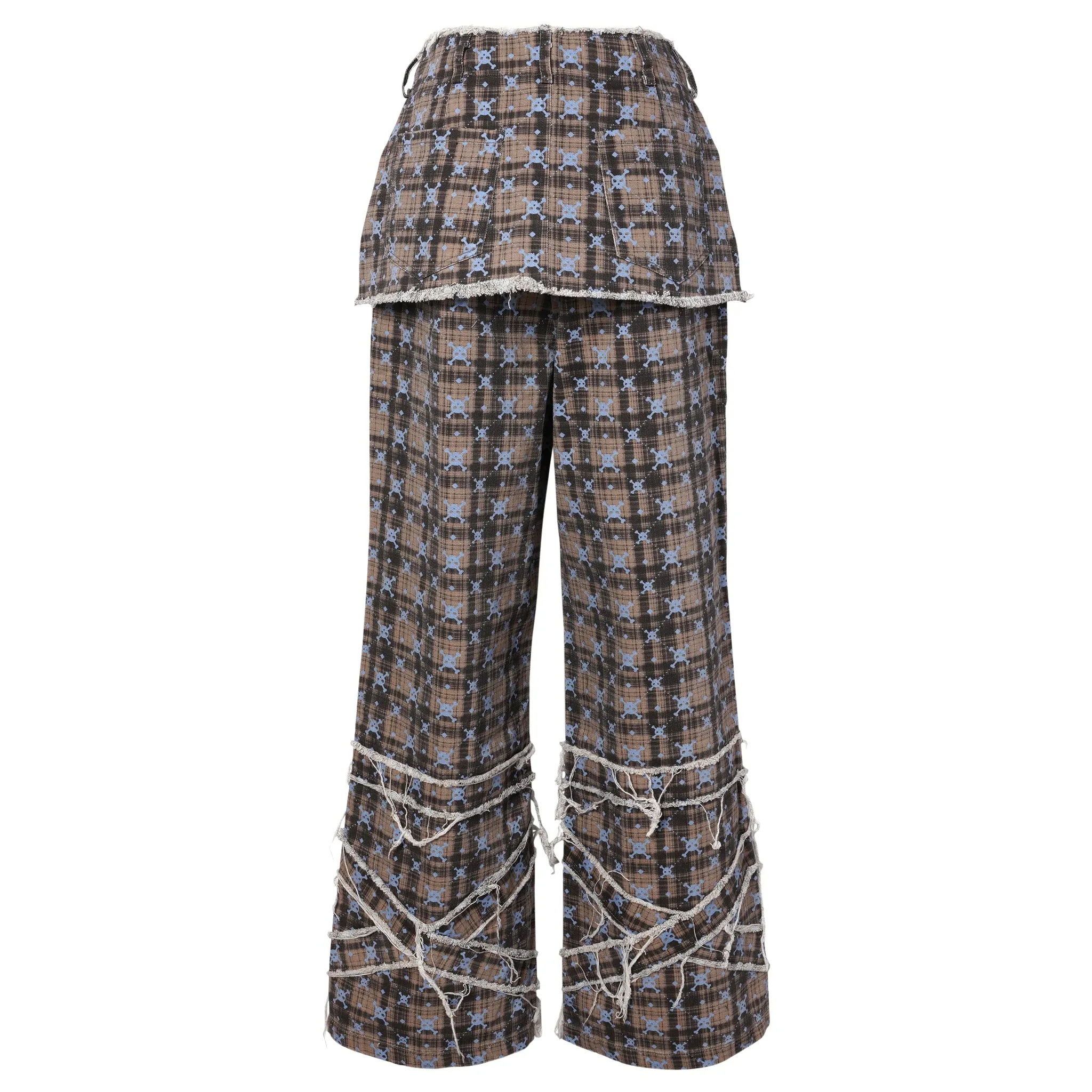 PLAID TROUSERS / OS