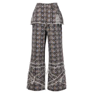 PLAID TROUSERS / OS
