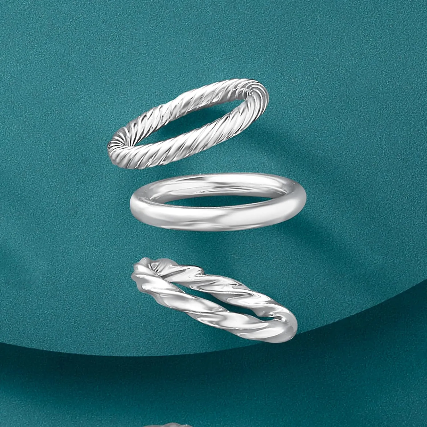 Ross-Simons Jewelry Set: 3 Polished Rings