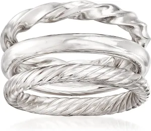 Ross-Simons Jewelry Set: 3 Polished Rings
