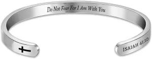 Roy Lopez Inspirational Cuff Bracelet Personalized Jewelry Custom Engrave Name Mantra Text Minimalist Simple Open Bangle Gifts for Women