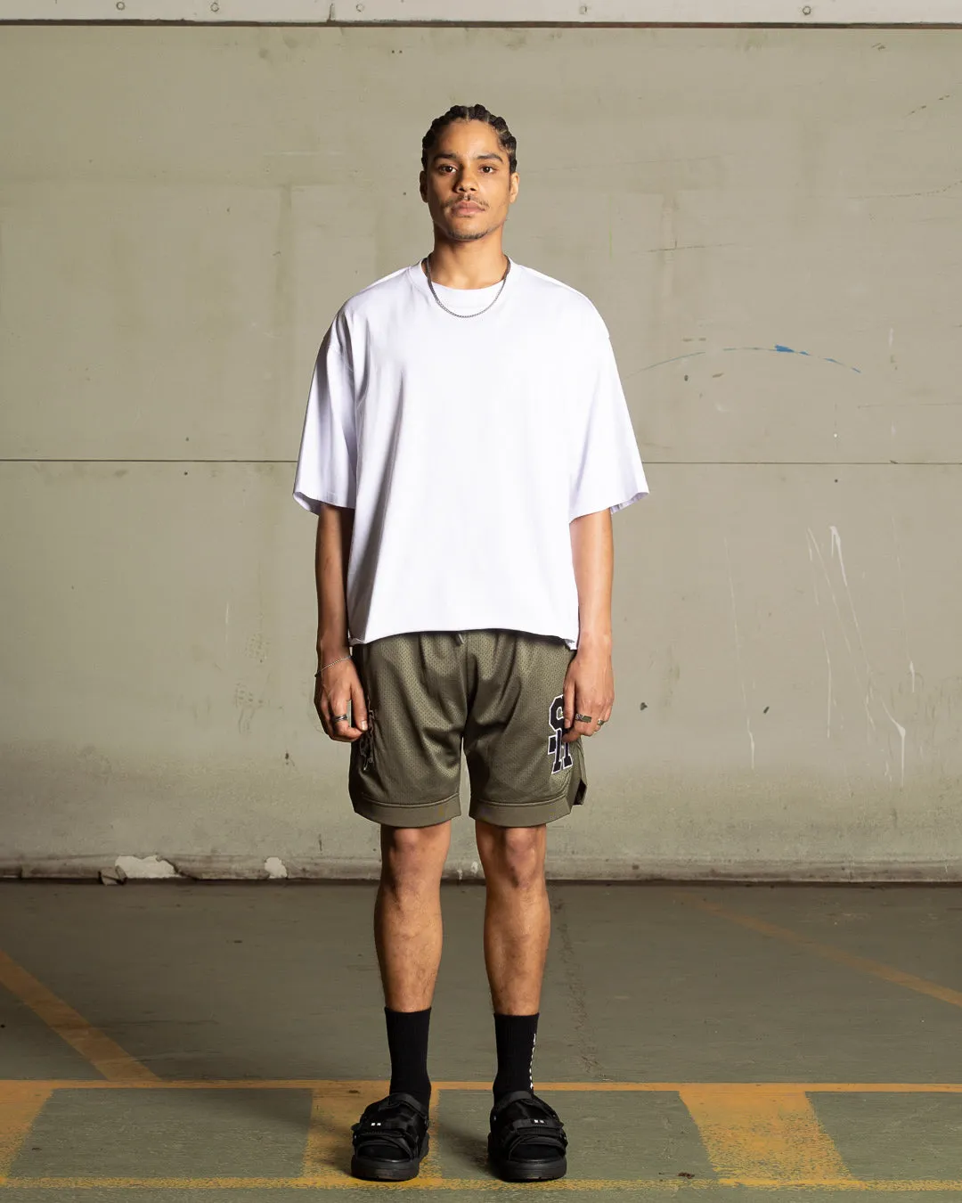 Saint Morta La Rambla Basketball Shorts Khaki Green