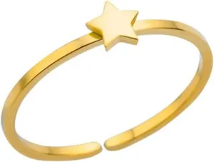 Simple Ring Cross Moon Star Sun Circle Ring Minimalist Stylish Design Finger Ring Heart Shape Couple Ring Jewelry for Women Men