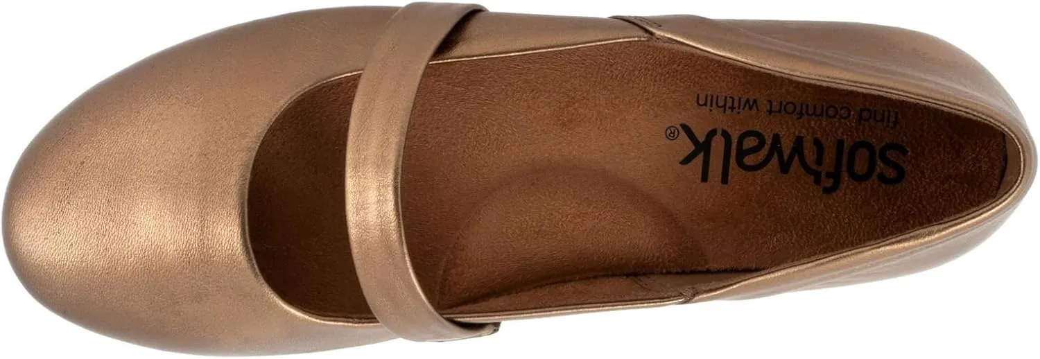 SoftWalk Women's Samara Mary Jane Flat