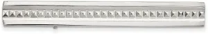 Stainless Steel Polished Studded Tie Bar (7.2mm x 57.9mm)