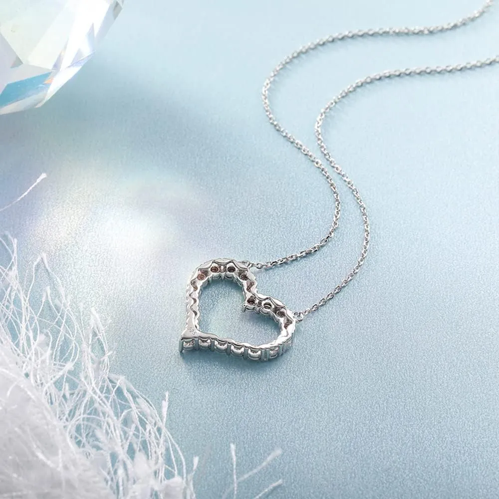 supermodel Solitaire Pendant Diamond Necklace, Zodiac Sign Coin Charm Pendant, Heart Initial Necklaces Birthday Gift Jewelry for Women Girls
