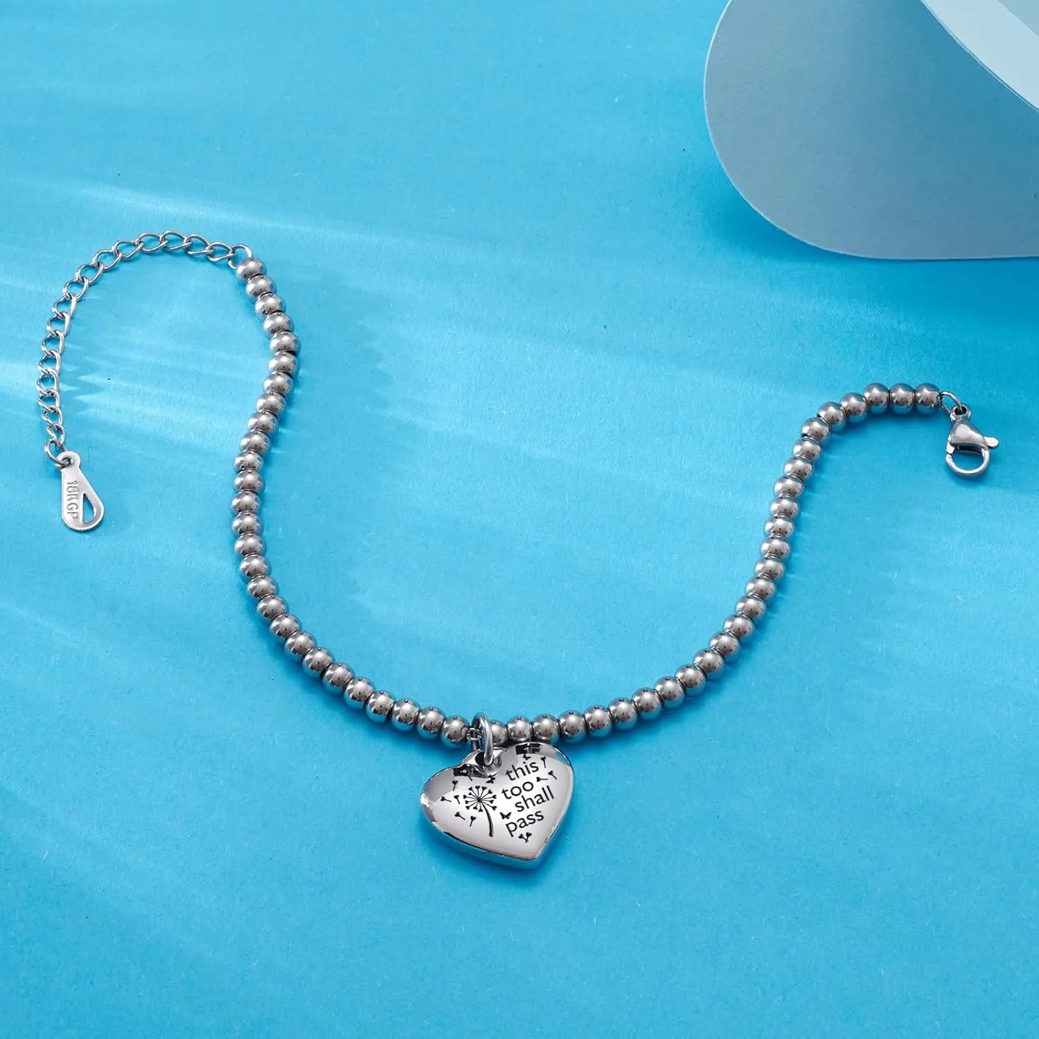 VIMIEW Heart Beads Womens Inspired Bracelets Adjustable Taylor Quotes Bracelets Friendship & Family Jewelry Birthday Valentines Gifts for Women Daughter Sister Bestfriend.