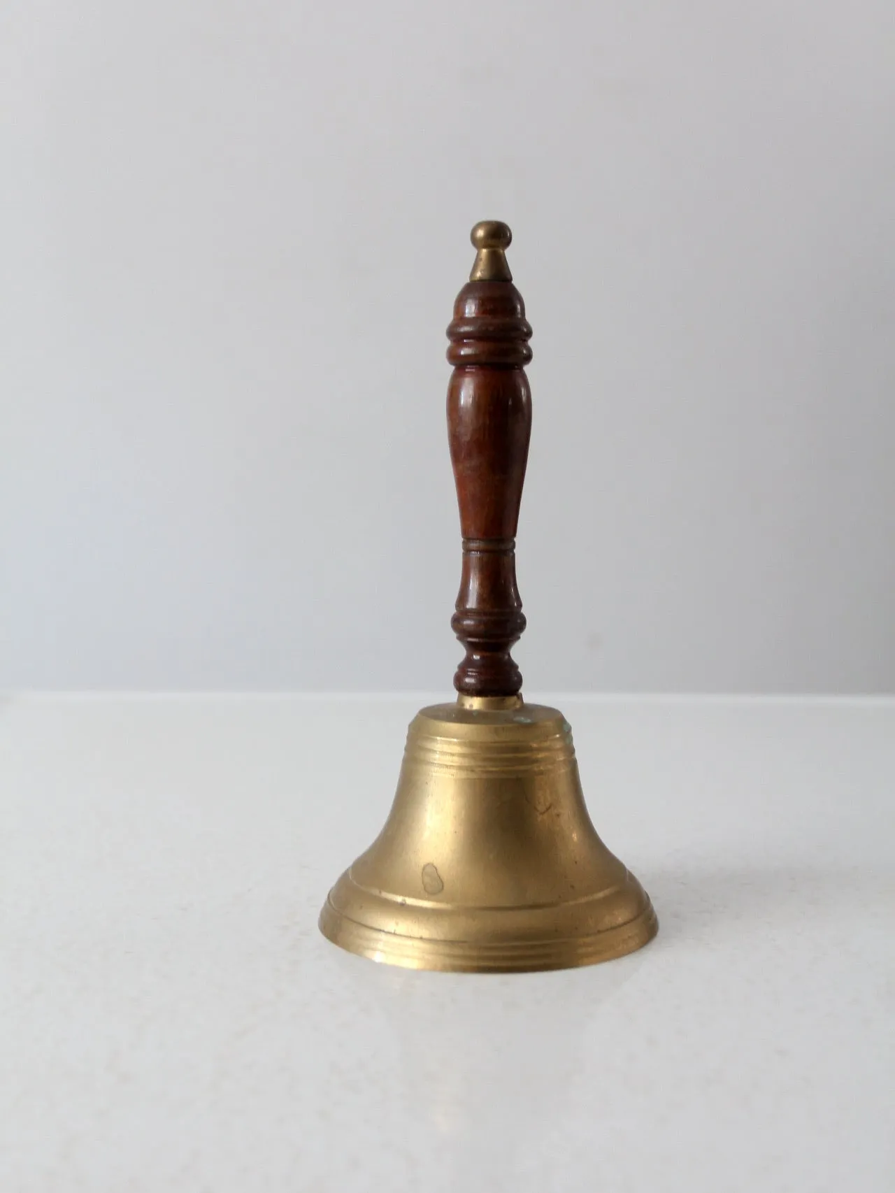 vintage brass hand bell