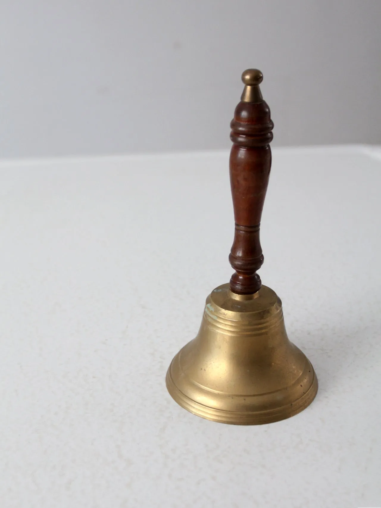 vintage brass hand bell