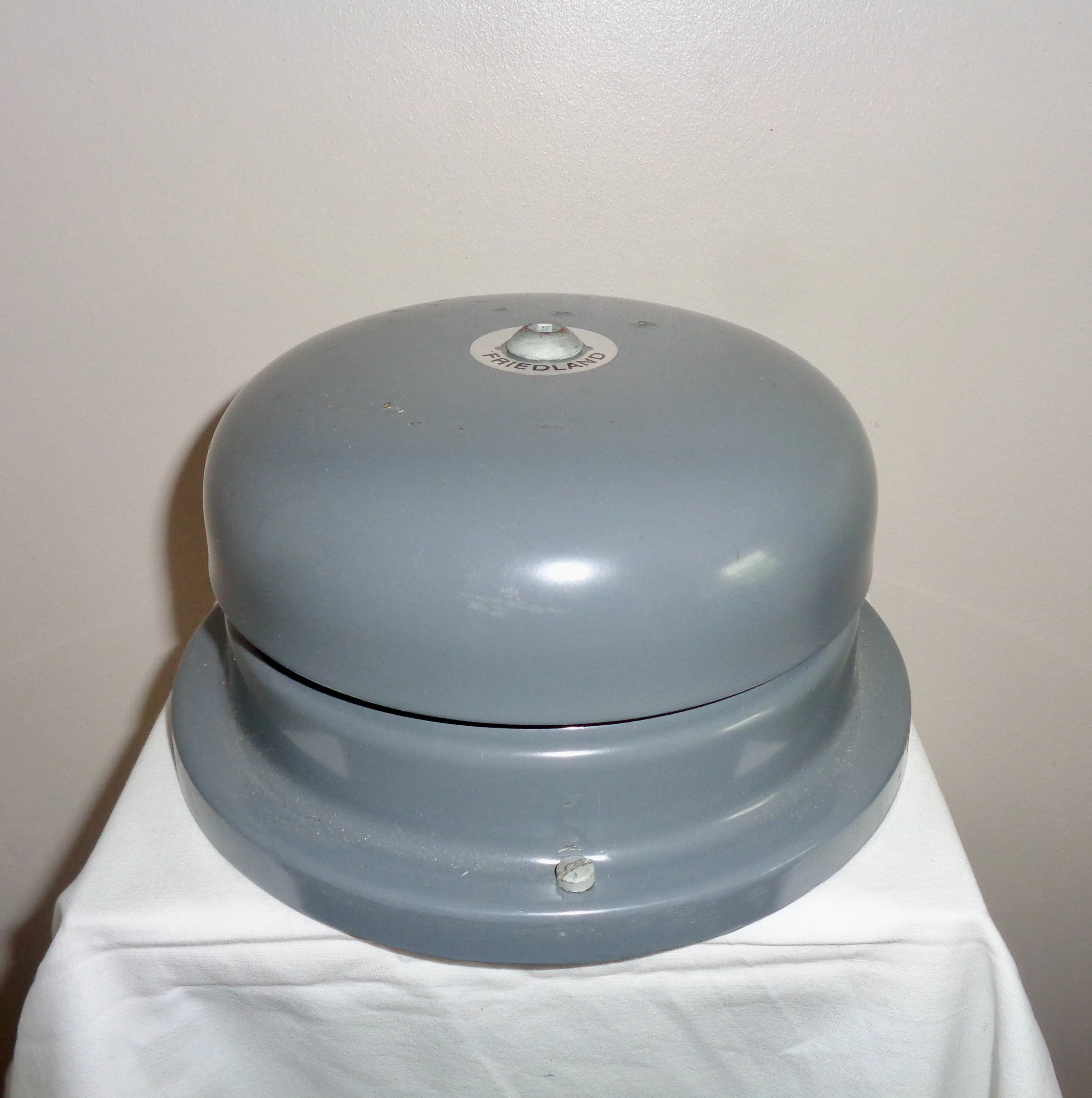 Vintage Friedland Industrial 6 Inch Metal Bell No. 36-37 200/250v 0.04 Amp. New Old Stock