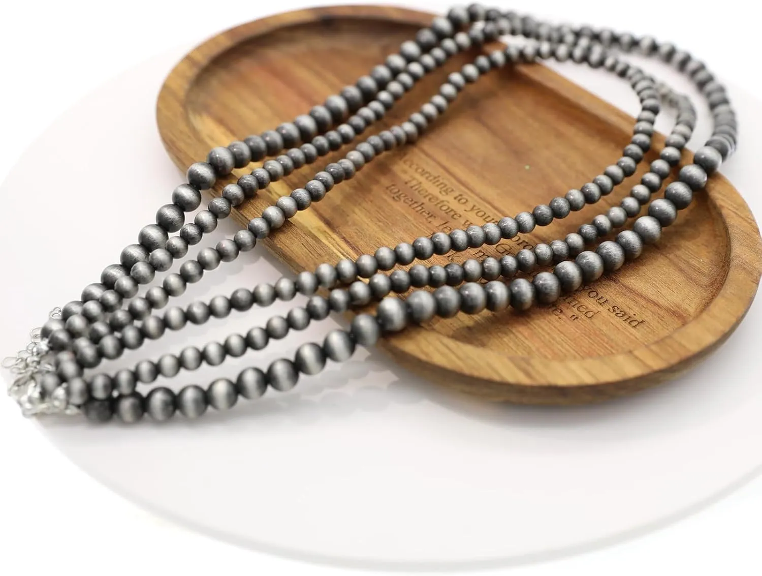 Western Navajo Pearl Necklace for Women Multi Layer Pearls Turquoise Beaded Boho Chic Statement Necklaces Southwestern Navajo jewelry