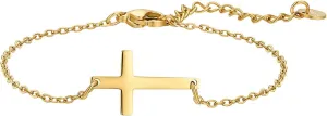 White Pearl Bracelets for Women Gold Plated Polished Chain Bead Bracelet Adjustable Bracelet for Jewelry